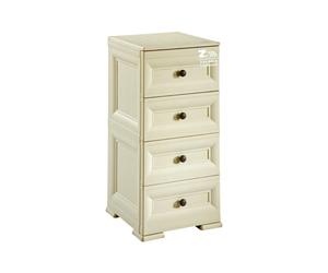 CASSETTIERA OMNIMODUS 4 CASSETTI Cm 40 X 43 X 85,5 h ANGORA UFFICIO CASA