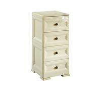 CASSETTIERA OMNIMODUS 4 CASSETTI Cm 40 X 43 X 85,5 h COLORE ANGORA UFFICIO CASA