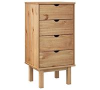 Cassettiera OTTA 46x39,5x90 cm in Legno Massello di Pino