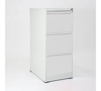 Cassettiera porta documenti con 3 cassetti e serratura Dimensioni 460x620x h 1023 mm Struttura in metallo verniciato - Piedini antiscivolo - finitura Grigio grigio