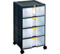Cassettiera porta minuteria StoreAge 44001 4 cassetti con ruote Multicolore