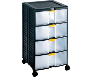 Cassettiera porta minuteria StoreAge 44001 4 cassetti con ruote Multicolore