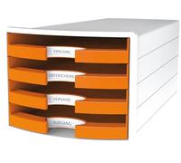 Han cassettiera impuls 2.0 1013-51 bianco din a4 c4 numero cassetti 4