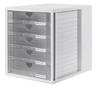 Han cassettiera 1450-63 grigio din a4 c4 numero cassetti 5