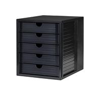 Han cassettiera systembox karma 14508-13 nero din a4 c4 numero cassetti 5