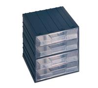 Terry Cassettiera portaminuteria Vision 16, 4 scomparti, 20,8x13,2x20,8 cm, Verde