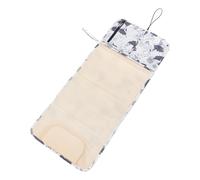 Cassettiera portatile del pannolino, fasciatoio portatile comodo di nylon leggero per il viaggio (foglie di casi beige)