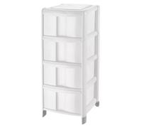 Cassettiera salvaspazio Tontarelli 9022069112 BAMBÙ 4C Bianco