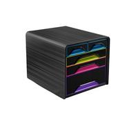 Cassettiera 5 cassetti misti NERO Multicolore 7-213 Smoove Cep