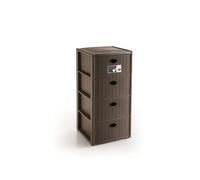 CASSETTIERA STEFANPLAST ELEGANCE 4 CASSETTI TORTORA