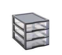 CASSETTIERA TAG TOWER FORMATO A4 3 CASSETTI CON PORTA ETICHETTE SISTEMA ANTICADU