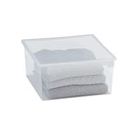 Contenitore multiuso Light Box L - 37,8x39,6x18,5 cm - 23 L - plastica - trasparente - Terry