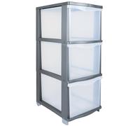 CASSETTIERA TONTARELLI 3 CASSETTI ALTI COVER LINE GRIGIA