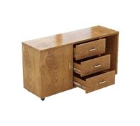 Cassettiera Ufficio Armadietto laterale for ufficio Armadietto portadocumenti Armadietto corto in legno a tre cassetti di grande capacità contro il muro Armadietto semplice con cassettiera Cassettiera