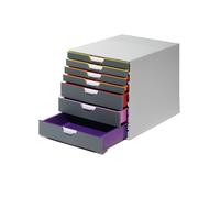 Cassettiera Varicolor - 28 x 35,6 x 29,2 cm - 7 cassetti - Durable