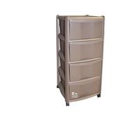House&Style CASSETTIERA Vulcano 4CASS. Corteccia Met, Come da Foto