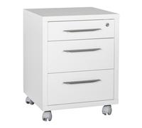 Cassettiere Disegno ufficio tre cassetti con ruote CT4811 L49h63p45
