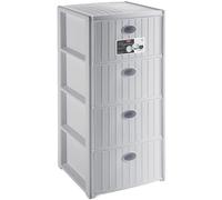 LINEA ELEGANCE CASSETTIERA 4 CASSETTI BIANCO