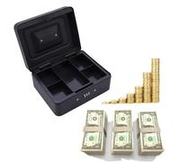 Cassettina Per Denaro Cassa Soldi Cassette Organizzatore Contanti