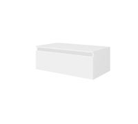 Cassetto bagno sospeso nobilitato 80 cm NILYA Bianco Opaco