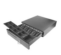 Cassetto contanti 10POS CP-405N Nero 405x420x100mm Manuale/Automatico RJ12 12V