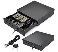 Cassetto contanti con 5 fatture, vassoio rimovibile con 5 monete, cassetto contanti rimovibile, cassetto cassettone cassetto, cassetto contanti richiudibile, apertura manuale auto, interfaccia RJ11