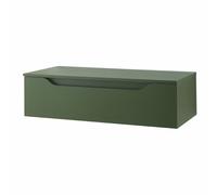 Cassetto da bagno sospeso 100 cm Verde Opaco - GIGLIO