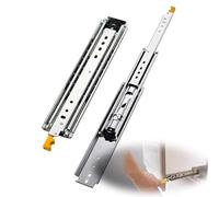 Cassetto di bloccaggio industriale, estensione completa, 30-152 cm, guide per cassetta degli attrezzi, guide con serratura per applicazioni pesanti