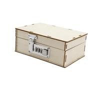 Cassetto Di Sicurezza In Legno Kit Di Assemblaggio Diy, | sfida costruttiva manuale, sviluppa la risoluzione dei problemi, accende la curiosità ingegneristica, pronto per il progetto