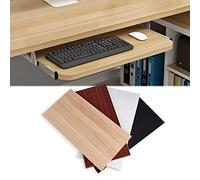 Cassetto ergonomico regolabile per tastiera, 54/60/70 cm, vassoio estraibile con guide di estensione per scrivania per un maggiore comfort e riduzione dell'affaticamento, ideale per uso domestico e
