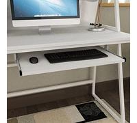 Cassetto ergonomico scorrevole per tastiera sotto la scrivania, piattaforma per tastiera in legno, supporto per tastiera rimovibile, spazio per mouse 54/60/70 x 27 cm può alleviare l'affaticamento