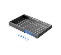Cassetto Estraibile Cucina, Cassetto Telescopico Cucina Organizer Cucina Non Sono Necessarie Forature E Chiodature Espandibile Cassetto Telescopico Cucina Per Cucina Bagno 32-52x42x7cm(1, Grigio)