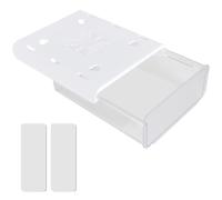 Cassetto estraibile da scrivania, 1 pezzo, autoadesivo, per cassetto, cassetto, portapenne, cassetto nascosto, per ufficio, tavolo da toeletta, casa, scuola (bianco)