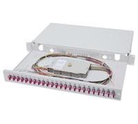 Digitus Scatola di giunzione LWL, 1U, attrezzata, LC, OM4 - Digitus