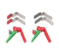 Cassetto frontale morsetti per installazione in acciaio inox Universale armadietto Aids strumento di serraggio per la lavorazione del legno 2 Set ABS e acciaio inossibile 14x13x3cm