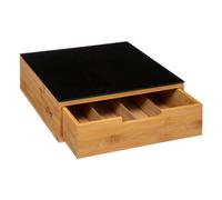 Cassetto in bambù per capsule