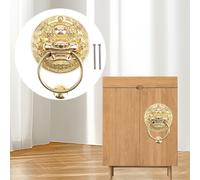 Cassetto knocker per porta della porta del leone tirare il design vintage