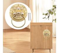 Cassetto knocker per porta della porta del leone tirare il design vintage