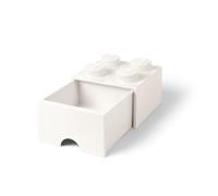 Cassetto-mattoncino a 4 bottoncini - Bianco