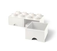 Cassetto-mattoncino a 8 bottoncini - Bianco