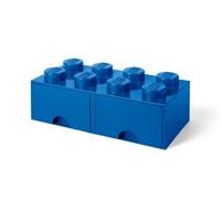 Cassetto-mattoncino a 8 bottoncini - Blu