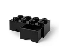 Contenitore LEGO Brick Cassetto 8 Black ROOM COPENHAGEN