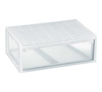 Terry Cassetto multiuso estraibile su entrambi i lati Plastica Trasparente 36 lt