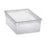 Contenitore multiuso Light Box M - 27,8x39,6x13,2 cm - 12 L - plastica - trasparente - Terry