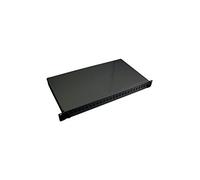Cassetto Ottico 19'' 12 porte LC Duplex Nero Fisso