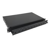 Cassetto Ottico 19" 12 Porte LC Duplex Nero - Intellinet I-CASE FO-B12SCLC