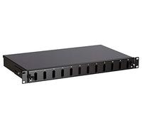 Cassetto Ottico 19'' 12 porte SC Duplex Nero Fisso