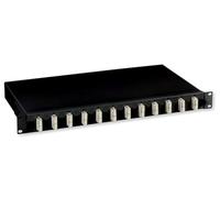 Intellinet Cassetto Ottico 19'' con 12 bussole SC Duplex Multimodale OM2 Nero