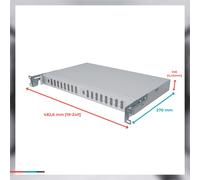 Cassetto ottico estraibile 19" 1U 4x1:8, 3x1:8, 2x1:16, 1x32 SC/APC