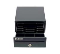 Cassetto per Denaro, Piccolo, in Acciaio Spesso, Scomparto per Monete Rimovibile, Apertura a Chiave, HDWR HD-KER20